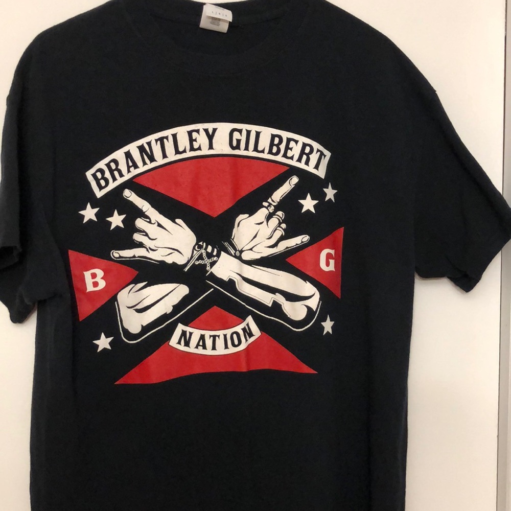 Brantley Gilbert concert shirt black large